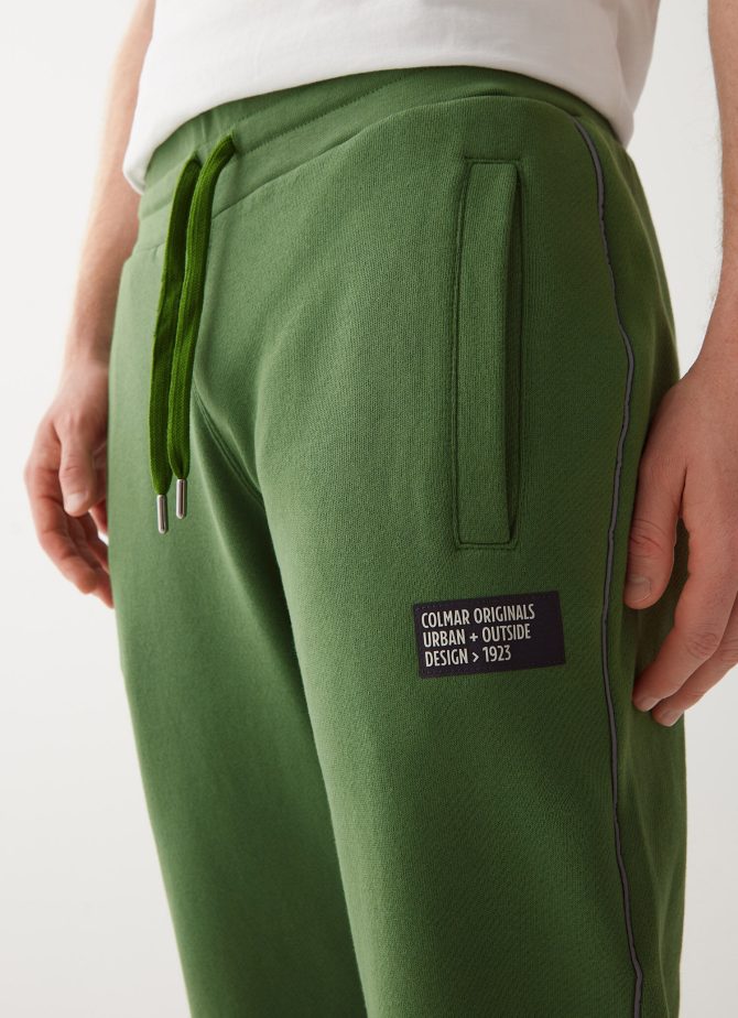 Diagonal fleece trousers - Image 3