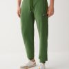 Diagonal fleece trousers