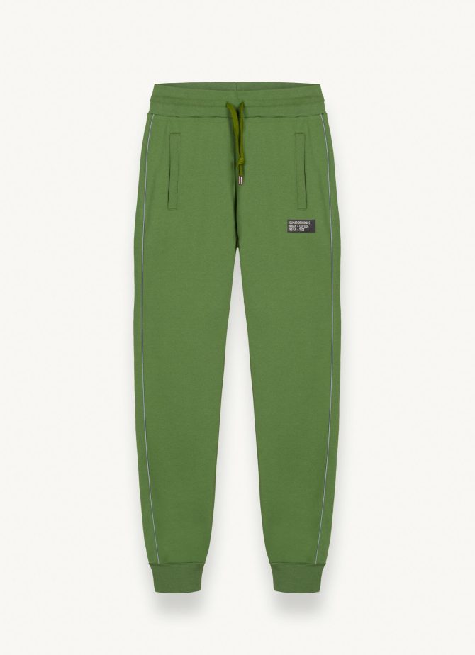 Diagonal fleece trousers - Image 4