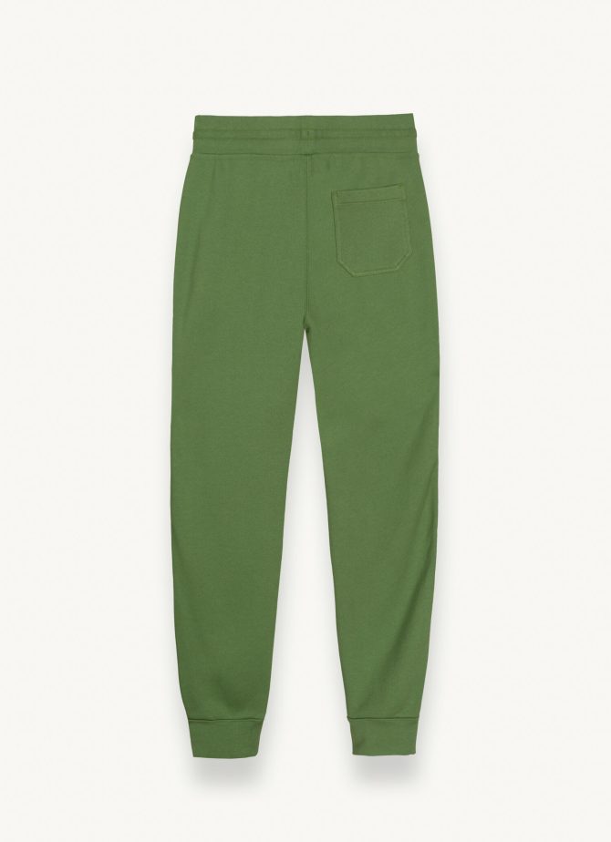 Diagonal fleece trousers - Image 5