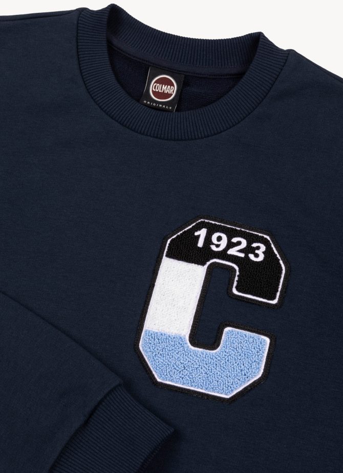 Varsity cotton blend round neck sweatshirt - Image 6