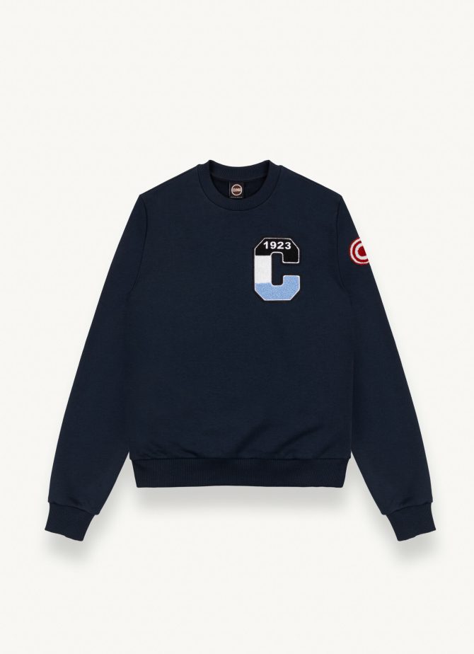 Varsity cotton blend round neck sweatshirt - Image 4