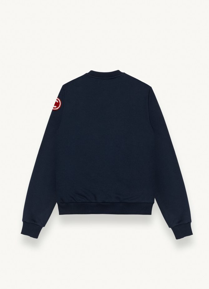 Varsity cotton blend round neck sweatshirt - Image 5