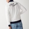 Varsity cotton blend full zip sweatshirt - Image 2