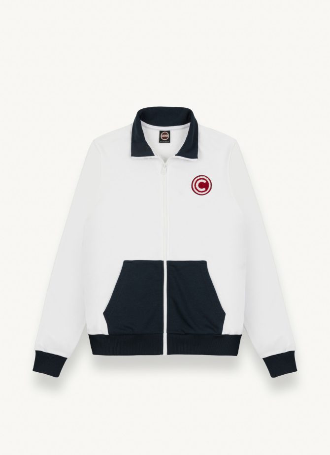 Varsity cotton blend full zip sweatshirt - Image 4