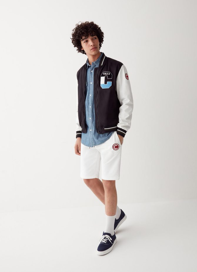 Two-tone Varsity Bermuda shorts - Image 2