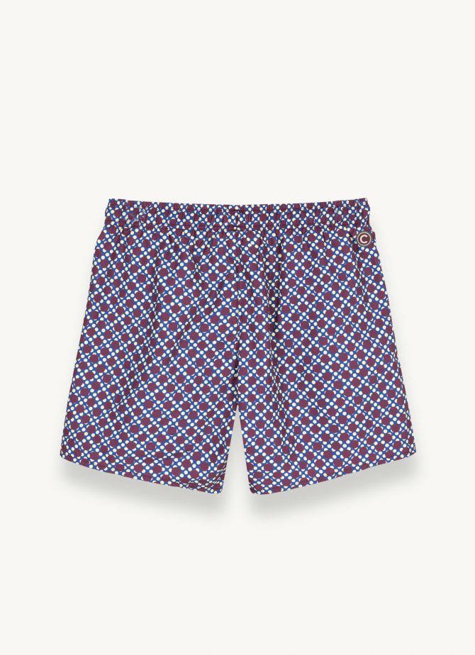 Patterned swimsuit with stretch waist - Image 5