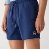 Solid colour swimsuit with elasticated waist - Image 3