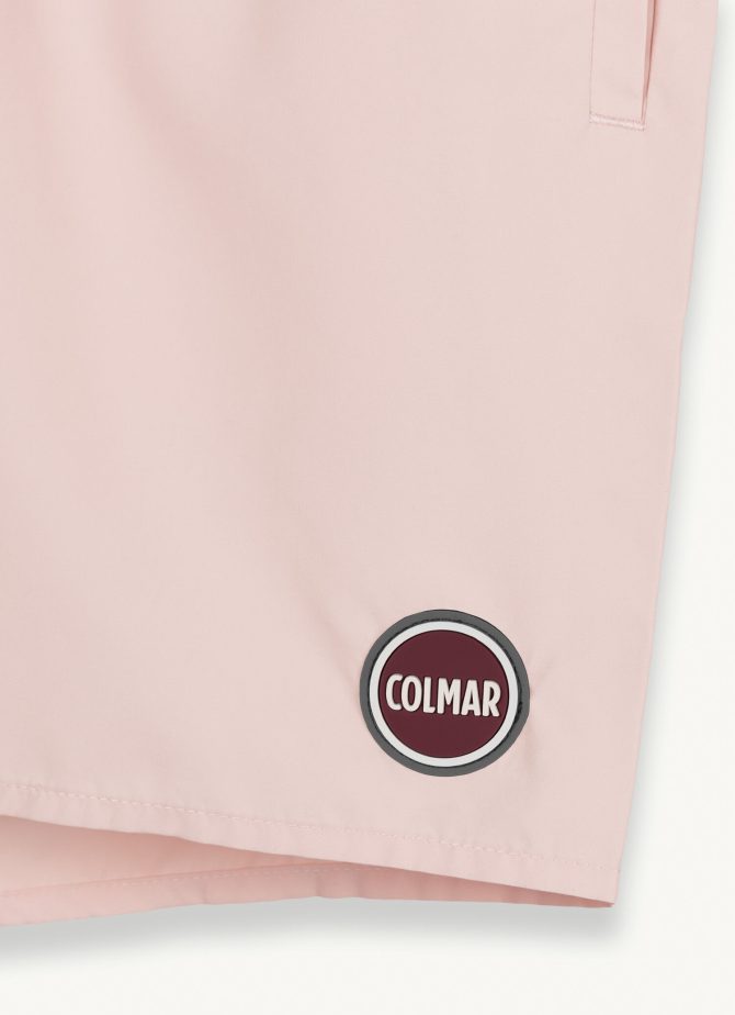 Solid colour swimsuit with elasticated waist - Image 6
