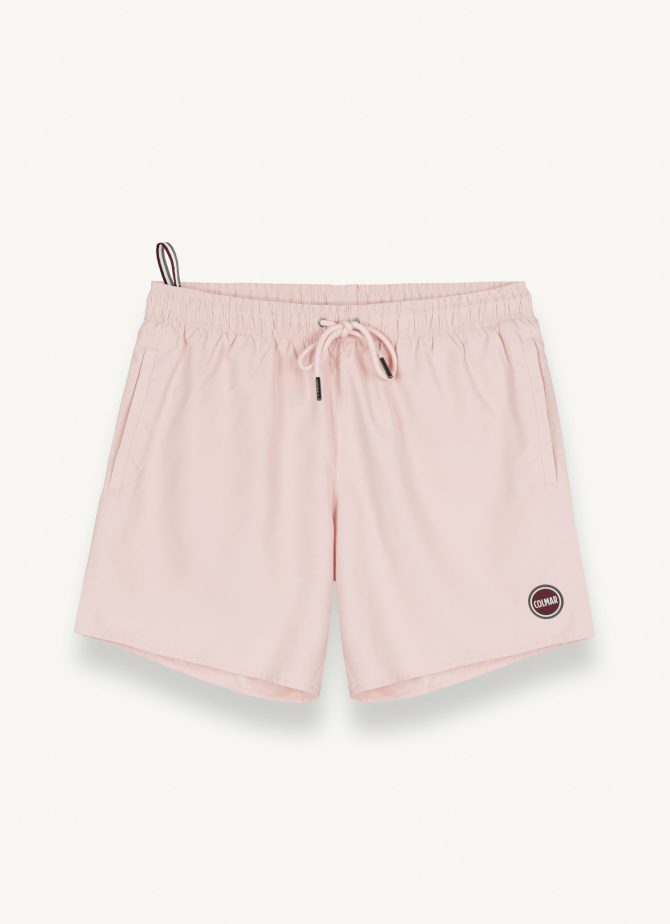 Solid colour swimsuit with elasticated waist - Image 4