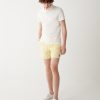 Solid colour swimsuit with elasticated waist - Image 2