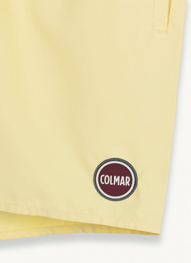 Solid colour swimsuit with elasticated waist - Image 6