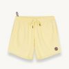 Solid colour swimsuit with elasticated waist - Image 4