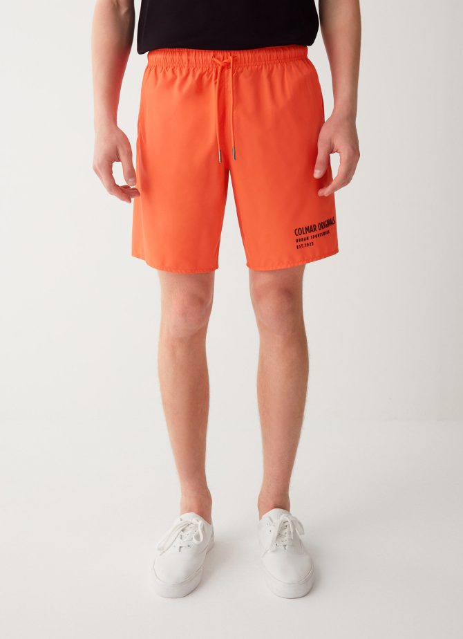 Swimsuit with elasticated waistband and back pocket - Image 2
