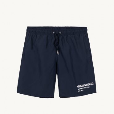 Swimsuit with elasticated waistband and back pocket
