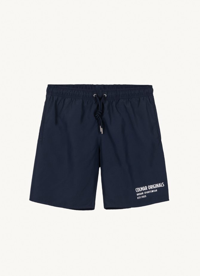 Swimsuit with elasticated waistband and back pocket