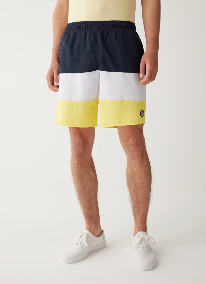 Long colour block swimsuit - Image 3