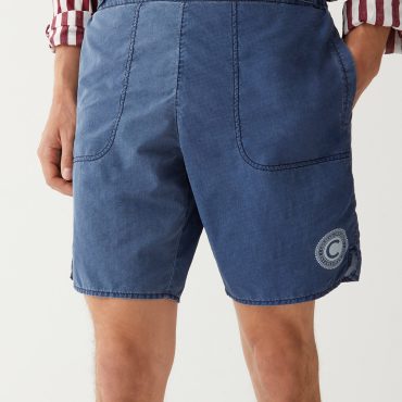 Pre-faded swimsuit with waist adjustment