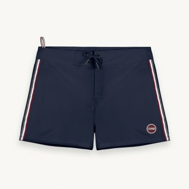 Swimsuit with tricolour bands