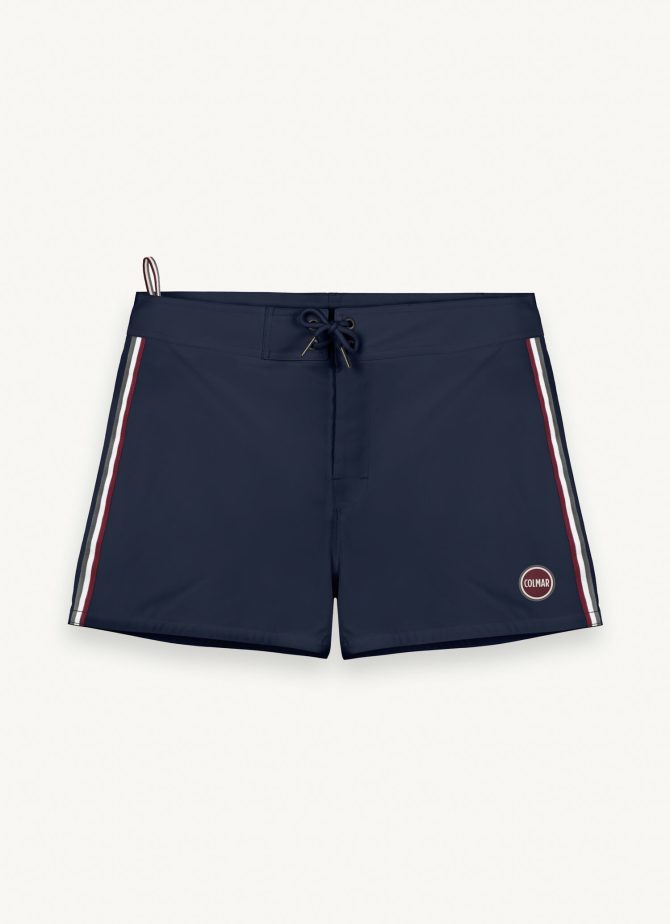 Swimsuit with tricolour bands