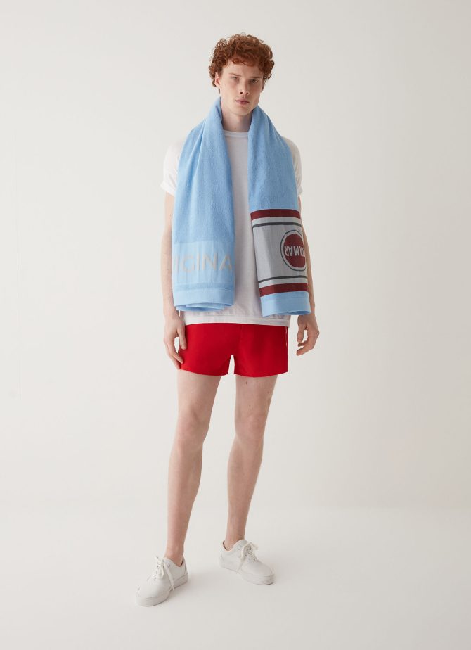 Terry towel with fringing