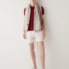 Striped towel in 100% cotton