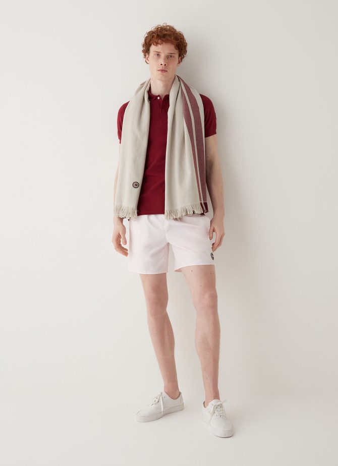 Striped towel in 100% cotton