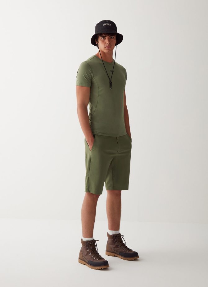 Short-sleeved T-shirt in stretch jersey