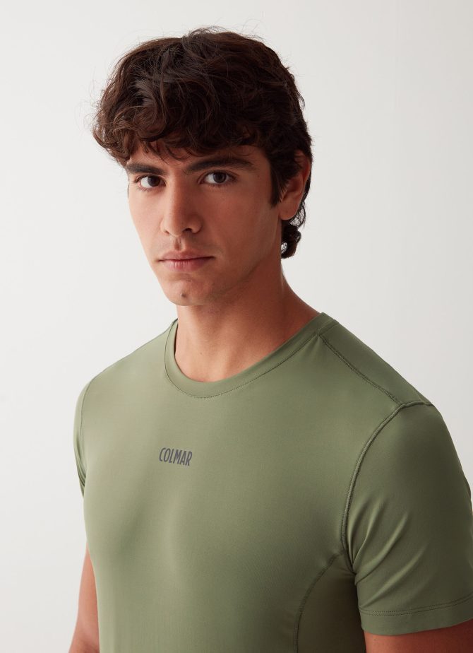 Short-sleeved T-shirt in stretch jersey - Image 2