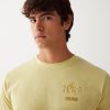 Melange effect short-sleeved T-shirt - Image 3