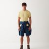 Melange effect short-sleeved T-shirt - Image 2