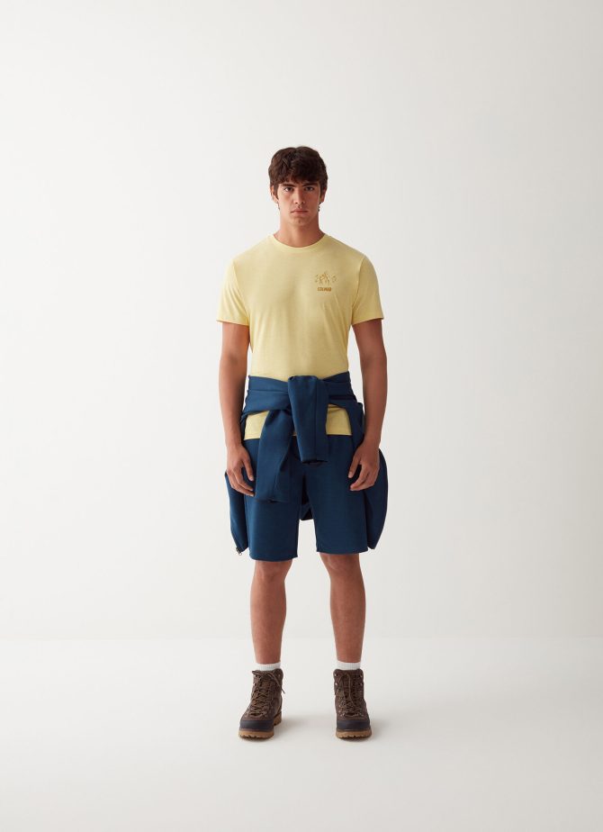 Melange effect short-sleeved T-shirt - Image 2