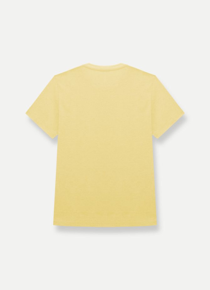 Melange effect short-sleeved T-shirt - Image 5
