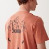 T-shirt with print on the front and back