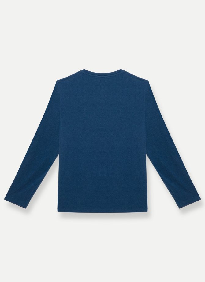 Long-sleeved T-shirt in jersey - Image 5