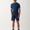 Short-sleeved T-shirt in jersey and merino wool - Image 3