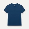 Short-sleeved T-shirt in jersey and merino wool - Image 4