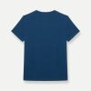 Short-sleeved T-shirt in jersey and merino wool - Image 5