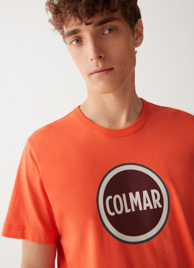 Cotton T-shirt with maxi Colmar logo