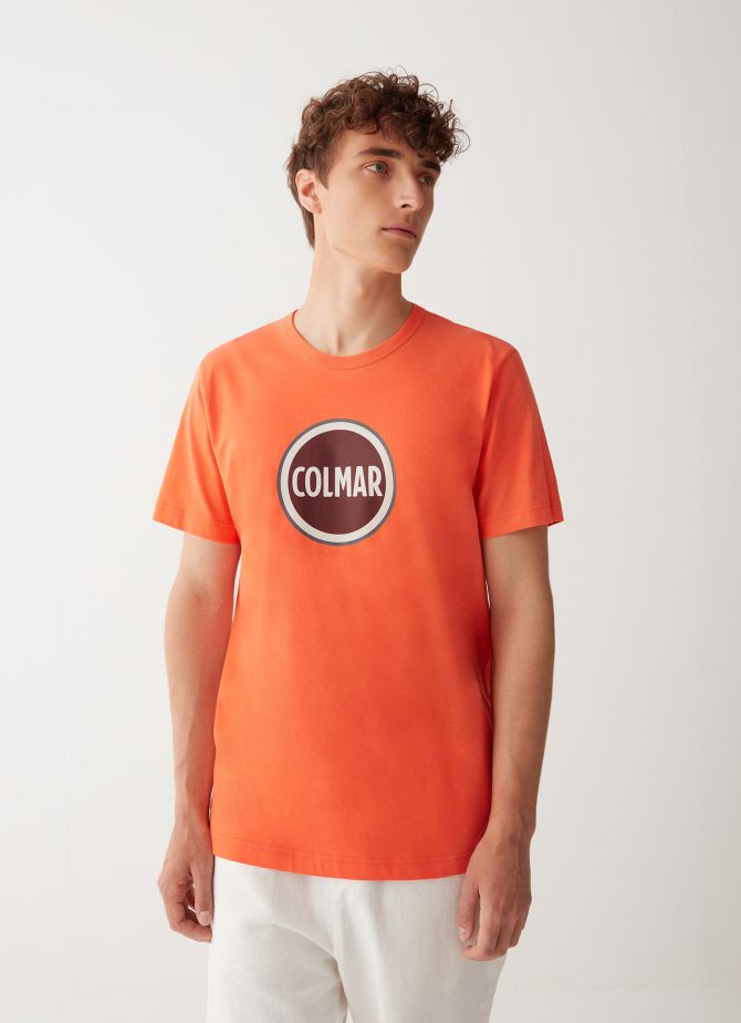 Cotton T-shirt with maxi Colmar logo - Image 2