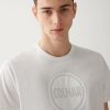 Cotton T-shirt with one-color print - Image 2