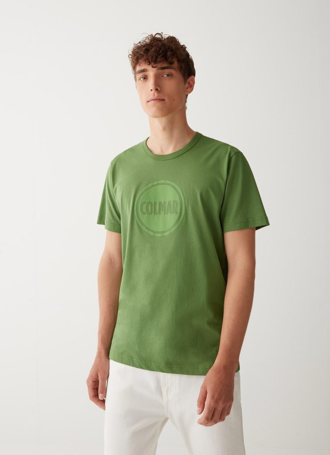 Cotton T-shirt with one-color print - Image 3