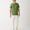 Cotton T-shirt with one-color print