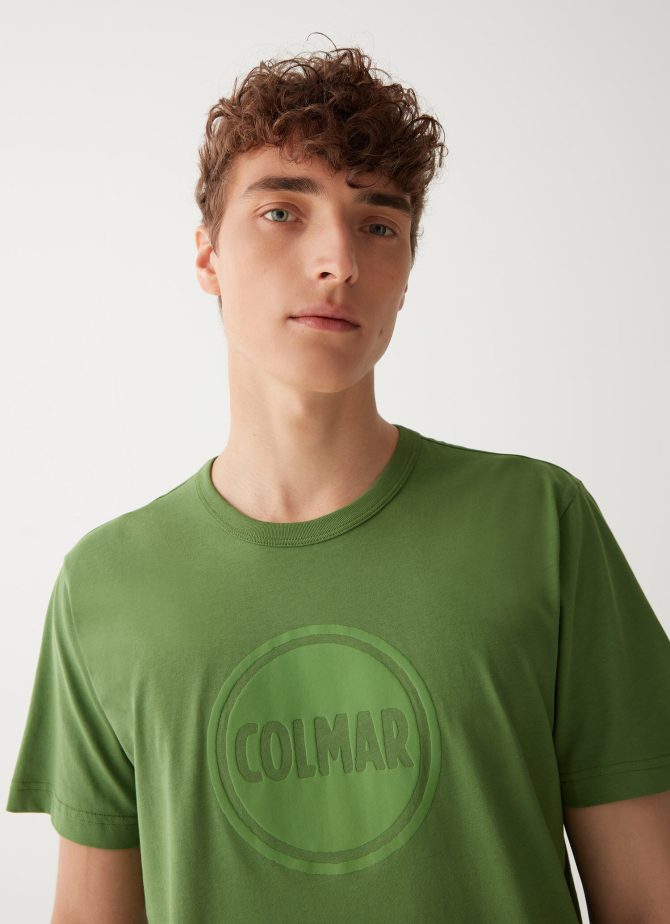 Cotton T-shirt with one-color print - Image 2