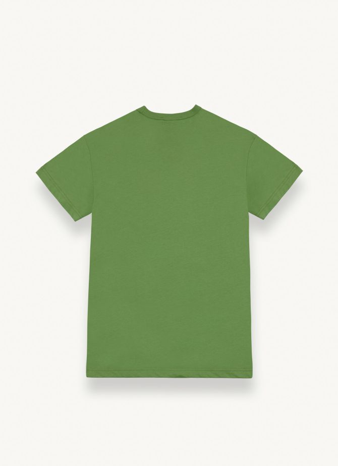 Cotton T-shirt with one-color print - Image 5