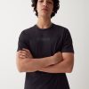 Cotton T-shirt with overdyed print - Image 3