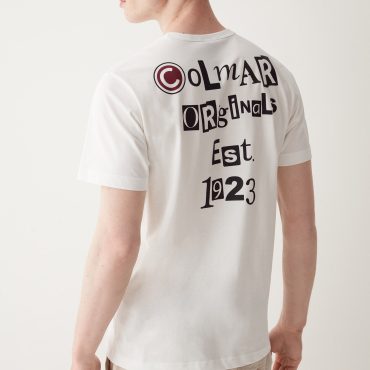 Cotton T-shirt with print on the back