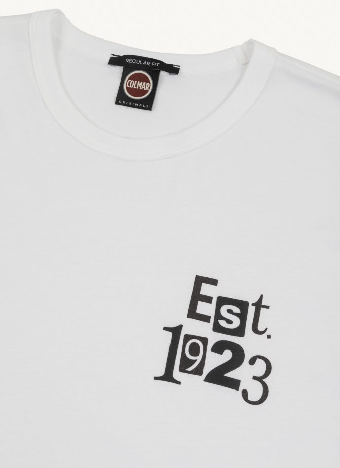 Cotton T-shirt with print on the back - Image 6