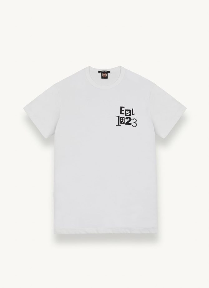 Cotton T-shirt with print on the back - Image 4