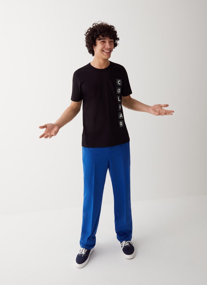 Cotton T-shirt with embossed logo - Image 2